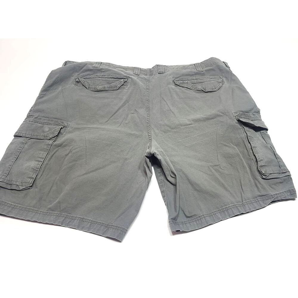 True nation men's cotton cargo shorts size 52 green - Picture 6 of 9